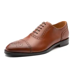 Giày Da Nam Germano Bellesi 713 Màu Nâu Size 39