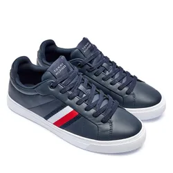 Giày Sneaker Nam Tommy Hilfiger FM0FM05163_DW5 Màu Xanh Than Size 42