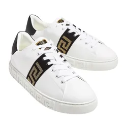 Giày Sneaker Nam Versace In White Greca Studded 1014460 1A12371 1B00V Màu Trắng Size 41
