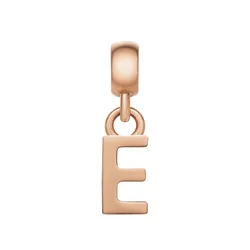 Mặt Dây Chuyền Daniel Wellington Letter Chữ Cái E DW00400462 Màu Vàng Hồng (13mm x 4.55mm)