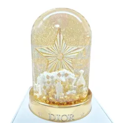 Mô Hình Quả Cầu Dior Platinum Holiday Snow Globe 2025 Màu Vàng