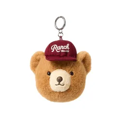 Móc Khóa WHOAU Steve Fluffy Mini WHAQF4921A Màu Đỏ