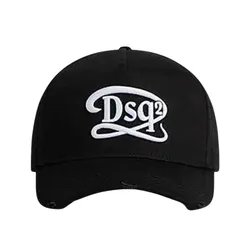 Mũ Nam Dsquared2 Black With Logo Embroidered BCM0800 05C00001 M063 Màu Đen