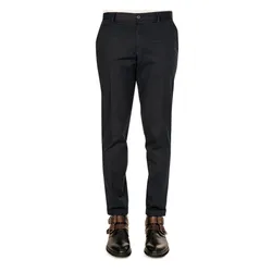 Quần Dài Nam Dolce & Gabbana D&G Cotton Stretch Black Trousers Màu Đen Size 50