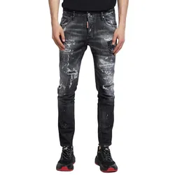 Quần Jean Dsquared2 Skater S71LB1045 Màu Đen Xám Size 46