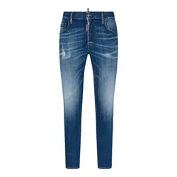 Quần Jean Nam Dsquared2 Denim Skater Logo Stretch In Blue S71LB1384 S30342 470 Màu Xanh Size 44