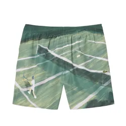 Quần Short Nam Lacoste Men's Mid Length Quick-Dry Swim Trunks MH2126 - 132 Màu Xanh Lá Size S