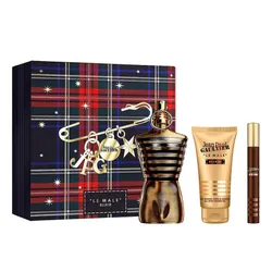 Set Nước Hoa Nam Jean Paul Gaultier Le Male Elixir Parfum 125 + 10ml Và Sữa Tắm Shower Gel 75ml