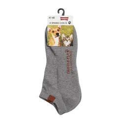 Tất Unisex Thể Thao Carrera Jeans 9181U31CS_874 Màu Ghi Xám Size 36/40