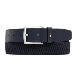 Thắt Lưng Nam Tommy Hilfiger Belt AM0AM13376_DW6 Hai Mặt Màu Xanh Than Size 95