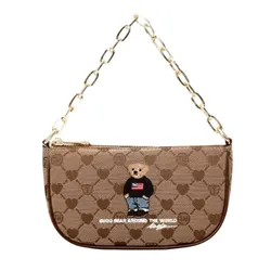 Túi Đeo Chéo Nữ Guoo Bear Mini Bag TT2131 - GO2015 Màu Nâu