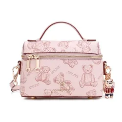 Túi Đeo Chéo Nữ Guoo Bear Bag GU1170-3900 Màu Hồng Nhạt