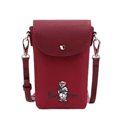 Túi Đeo Chéo Nữ Guoo Bear GU1096-40140 Màu Đỏ