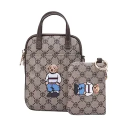 Túi Đeo Chéo Nữ Guoo Bear GU1099-14090 Màu Xám