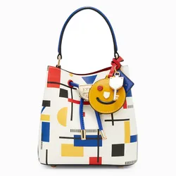 Túi Đeo Chéo Nữ Lyn Bucket Re-Edit Bauhaus Bucket Bag - Printed White L25FBWA064 Phối Màu