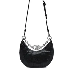 Túi Đeo Chéo Nữ Lyn Nikitah Wallet - Black LL25FBM609 Màu Đen