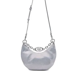 Túi Đeo Chéo Nữ Lyn Nikitah Wallet - Silver LL25FBM609 Màu Bạc