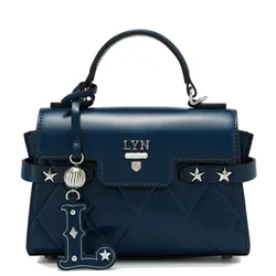 Túi Đeo Chéo Nữ Lyn Re-Edit Wonder Top Xs Handbag L25FBWA053 Màu Xanh Navy