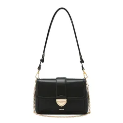 Túi Đeo Chéo Nữ Lyn Riga S Crossbody Bag - Black LL25FBF046 Màu Đen