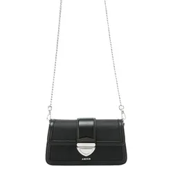 Túi Đeo Chéo Nữ Lyn Riga Xs Crossbody Bag - Black LL25FBF047 Màu Đen
