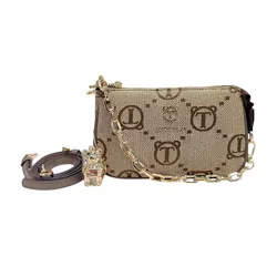 Túi Đeo Vai Nữ Guoo Bear GU1225-17500 Màu Vàng Nâu