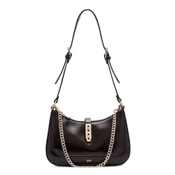 Túi Đeo Vai Nữ Lyn Re-Edit Ureka Shoulder Bag - Dark Brown L25FBWA039 Màu Nâu Đậm