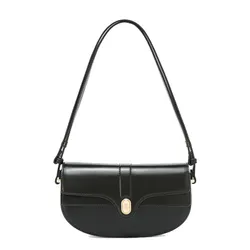 Túi Đeo Vai Nữ Lyn Rillo M Shoulder Bag - Black LL25FBF057 Màu Đen