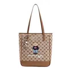 Túi Tote Nữ Guoo Bear GU1219-18120 Màu Nâu