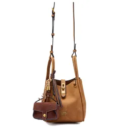 Túi Tote Nữ Lyn Moria M Bag Tan L25FBWA024 Màu Nâu Đen