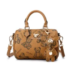 Túi Trống Nữ Guoo Bear GU8027-3920 Màu Nâu Size S