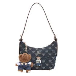 Túi Xách Tay Nữ Guoo Bear GU1262-28220 Màu Xanh Đen