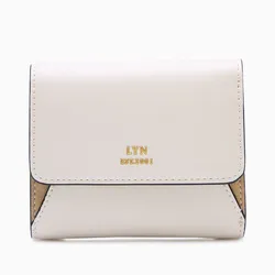 Ví Nữ Lyn Moria Tri Fold Wallet - Ivory L25FWWA007 Màu Trắng Kem