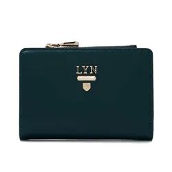 Ví Nữ Lyn Re-Edit Semi Wallet - Dark Green L25FWWA041 Màu Xanh Green