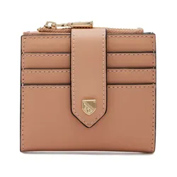 Ví Nữ Lyn Re-Edit Slim Card Short Wallet - Light Beige L25FWWA042 Màu Be