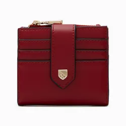 Ví Nữ Lyn Re-Edit Slim Card Short Wallet - Red L25FWWA042 Màu Đỏ