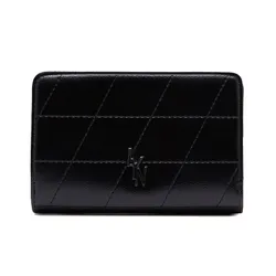 Ví Nữ Lyn Thunder Semi Wallet - Black LL25FWS016 Màu Đen