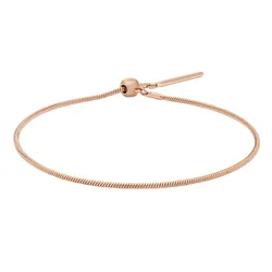 Vòng Đeo Tay Daniel Wellington Charm Snake Bracelet RG 185mm DW00400394 Màu Vàng Hồng
