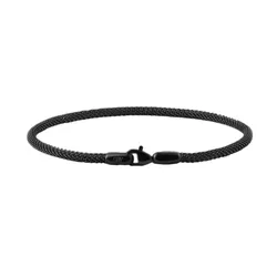 Vòng Đeo Tay Daniel Wellington Tide Mesh Bracelet Ashfield 2.8 Màu Đen 185mm