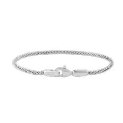 Vòng Đeo Tay Daniel Wellington Tide Mesh Bracelet Sterling 1.8 Màu Bạc 175mm