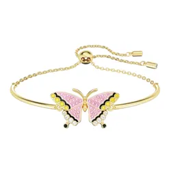 Vòng Đeo Tay Nữ Swarovski Butterfly Idyllia Bracelet 5670053 Màu Vàng/ Hồng
