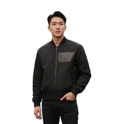 Áo Khoác Nam Armani Exchannge Bomber 3RZB13 ZN99Z 1200 Màu Đen Size XS