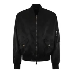 Áo Khoác Nam Dolce & Gabbana D&G Heren Sicily Jacket Logo In Black G9XQ9T FJSB7 N0000 Màu Đen Size 44