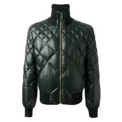 Áo Khoác Nam Dolce & Gabbana D&G Quilted Bomber Jacket Dark Green Quilted Bomber Jacket G9CL5T Màu Xanh Green Size 48