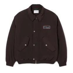 Áo Khoác Nam Lacoste Water-Repellent Aviator Badge Jacket BH5167 - SKB Màu Nâu Size 44