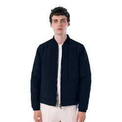 Áo Khoác Phao Nam Lacoste Jacket 2-Way Quilted Jacket Men's BH017–031 Màu Xanh Đen Size 46