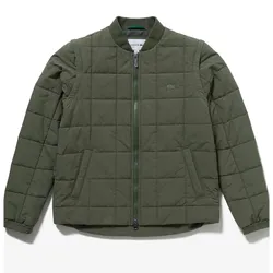Áo Khoác Phao Nam Lacoste Jacket 2-Way Quilted Jacket Men's BH017-BMY Màu Xanh Olive Size 46
