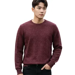 Áo Len Nam Dolce & Gabbana D&G Sweater Dệt Kim Sợi Lụa GXM52T JASY1 F0130 Màu Đỏ Size 48