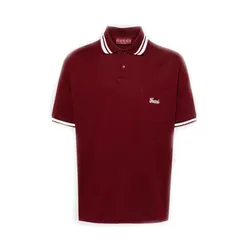Áo Polo Nam Gucci Piquet In Rosso Ancora Stretch Cotton Logo-embroidered - 784422 XJGP6 6318 Màu Đỏ Size XS
