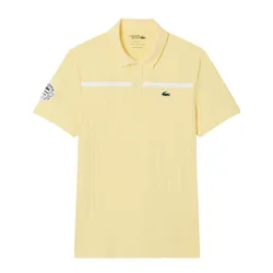 Áo Polo Nam Lacoste Men's Ultra Dry Badge Accent Tennis Heritage DH8960 KCD Màu Vàng Size 3