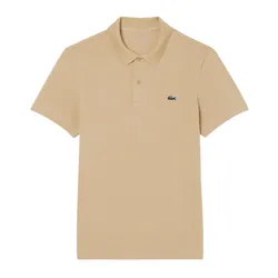 Áo Polo Nam Lacoste Regular Fit Cotton Blend DH5522 02S Màu Be Đậm Size 3